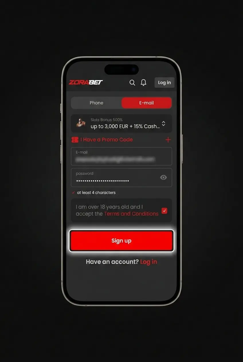 Pași pentru a începe să joci Live Casino la ZoraBet: înregistrare, verificare și prima sesiune live