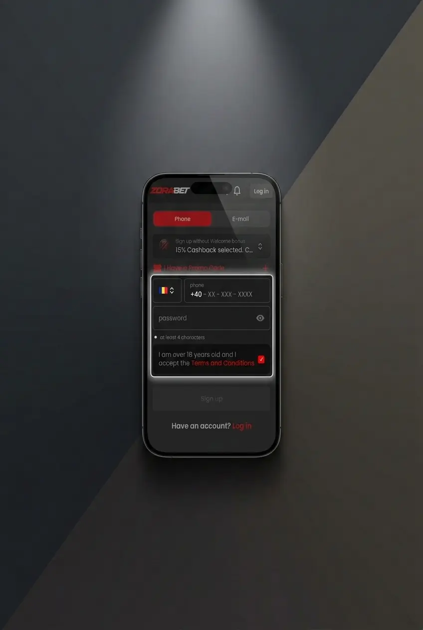 Ghid pas cu pas pentru înregistrarea în aplicația mobilă ZoraBet în mai puțin de 2 minute