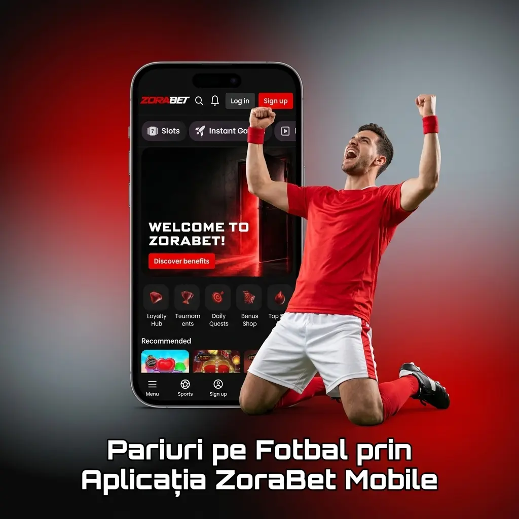 Pariuri pe fotbal prin aplicația mobilă ZoraBet – acces rapid la cote și meciuri din orice locație