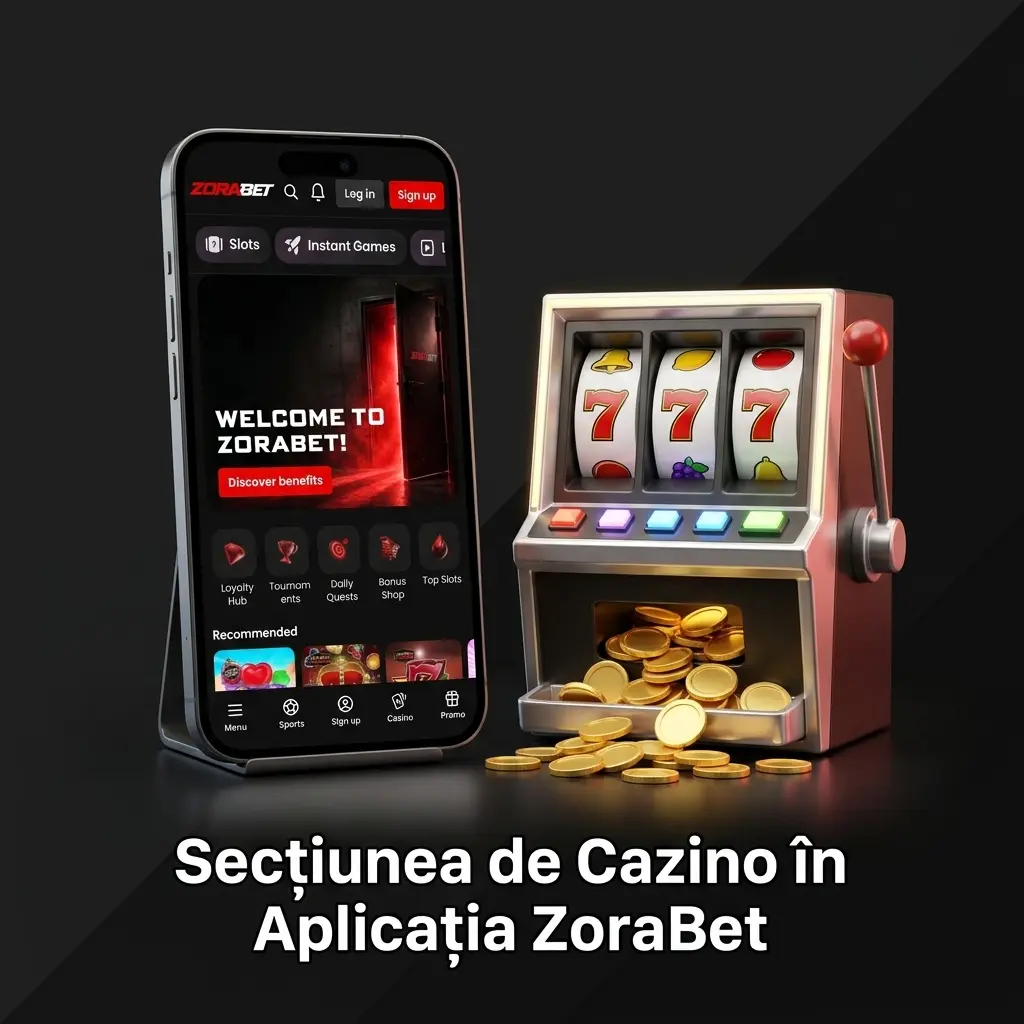 Secțiunea de cazino ZoraBet cu peste 3.000 de jocuri: sloturi, ruleta, blackjack și jackpoturi progresive
