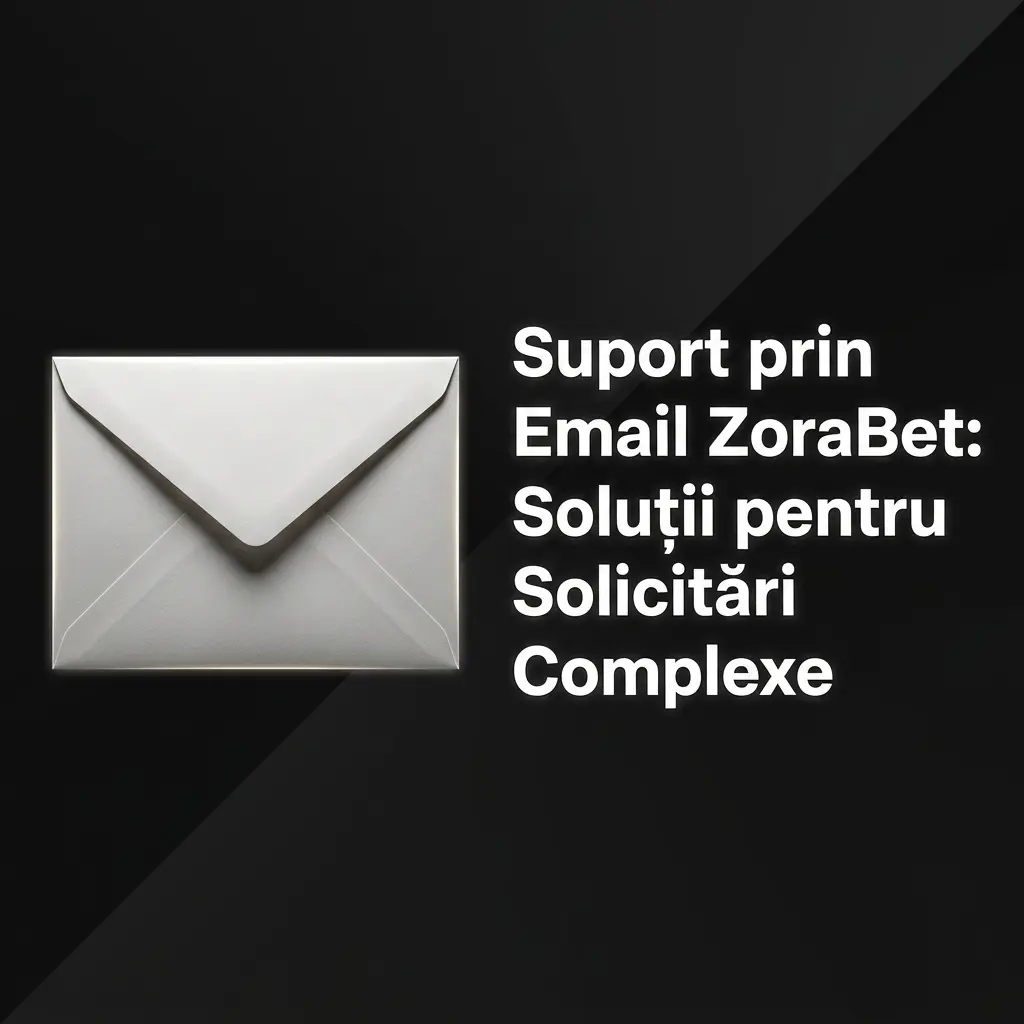 Suport email ZoraBet pentru solicitări complexe, documente și reclamații formale, răspuns în 24 ore