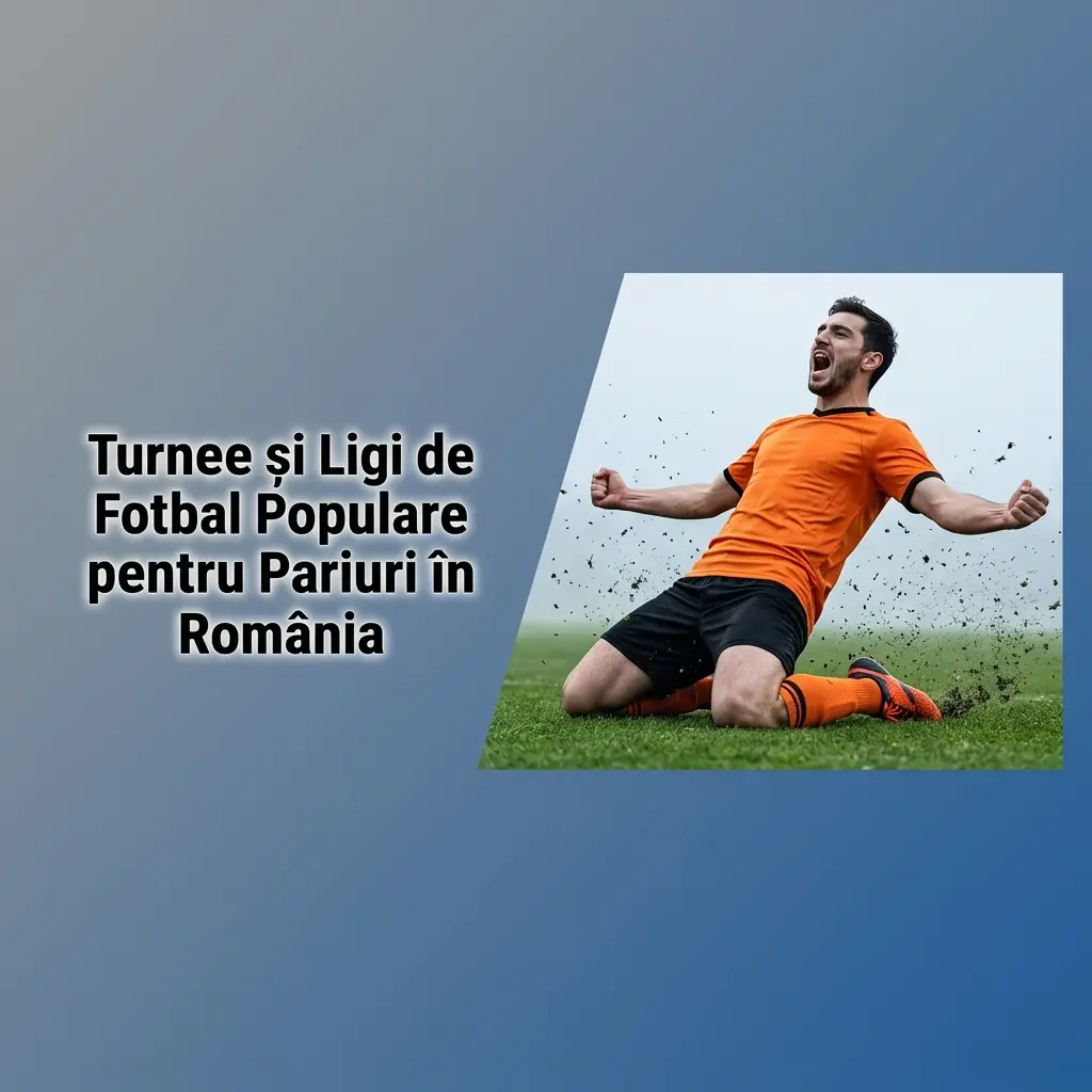 Turnee și ligi de fotbal populare pentru pariuri în România pe ZoraBet, incluzând Liga 1, Champions League și Premier League