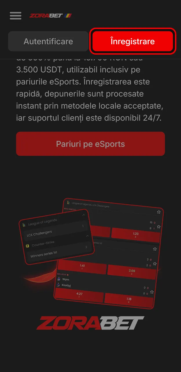 Urmați ghidul pas cu pas pentru a afla cum începi pariurile eSports pe ZoraBet.