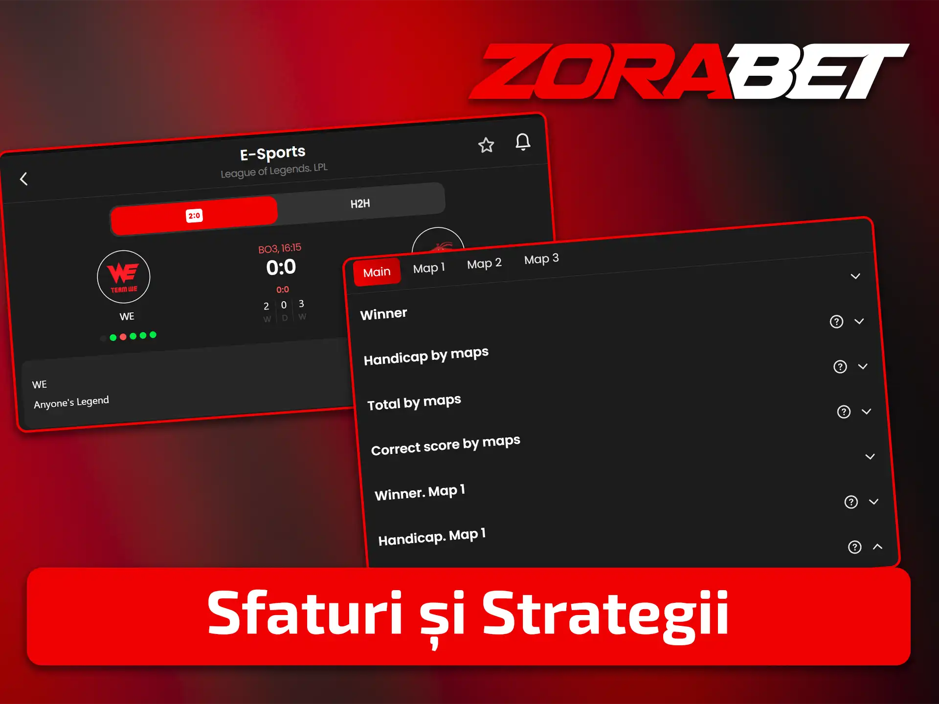 Puneți în practică sfaturile și strategiile pentru pariurile pe eSports de pe ZoraBet.
