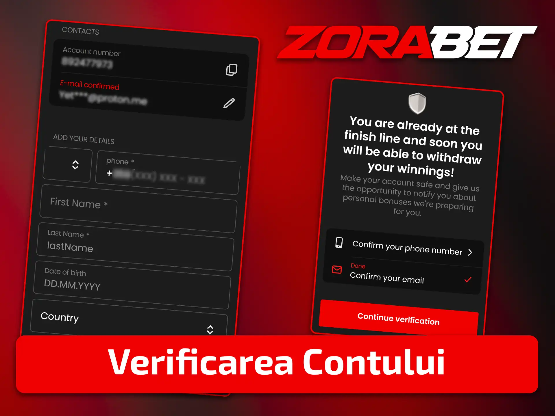 Verificați-vă contul pe ZoraBet.