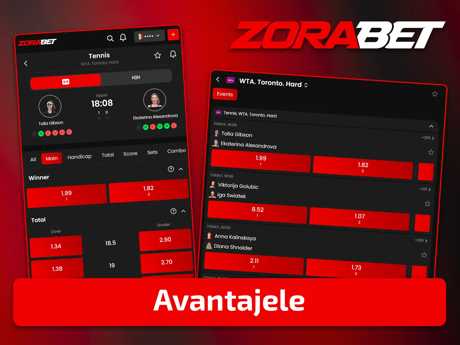 Descoperiți cotele competitive și toate avantajele pariurilor pe tenis la ZoraBet.