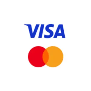 Visa and Mastercard Logo.